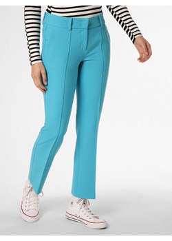 Cambio Spodnie Kobiety turkusowy jednolity ze sklepu vangraaf w kategorii Spodnie damskie - zdjęcie 149054263