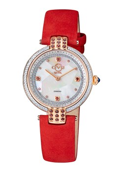 Zegarek kwarcowy "Matera" w kolorze różowozłoto-czerwono-białym ze sklepu Limango Polska w kategorii Zegarki - zdjęcie 149066911