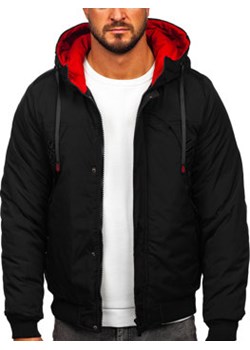 Czarna kurtka męska zimowa Denley 27M8100 ze sklepu Denley w kategorii Kurtki męskie - zdjęcie 149072821