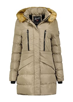 Płaszcz zimowy "Boxe" w kolorze beżowym ze sklepu Limango Polska w kategorii Kurtki damskie - zdjęcie 149103272