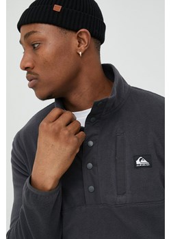 Quiksilver bluza męska kolor szary gładka ze sklepu ANSWEAR.com w kategorii Bluzy męskie - zdjęcie 149159681