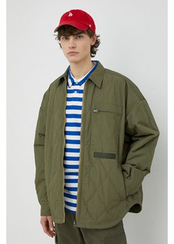 G-Star Raw kurtka męska kolor zielony przejściowa oversize ze sklepu ANSWEAR.com w kategorii Kurtki męskie - zdjęcie 149159770