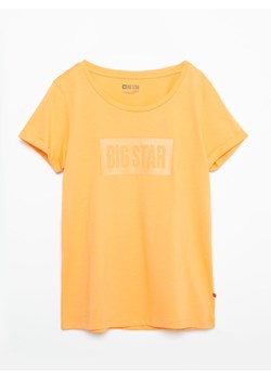 Koszulka damska z nadrukiem pomaraŅczowa Oneidasa 700 ze sklepu Big Star w kategorii Bluzki damskie - zdjęcie 149162212