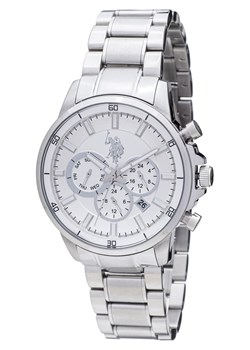 Chronograf w kolorze srebrno-białym ze sklepu Limango Polska w kategorii Zegarki - zdjęcie 149178141