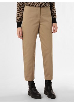Tommy Hilfiger Spodnie Kobiety Bawełna beżowy jednolity ze sklepu vangraaf w kategorii Spodnie damskie - zdjęcie 149210844
