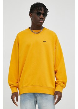 Levi&apos;s bluza bawełniana x Gold Tab męska kolor pomarańczowy gładka ze sklepu ANSWEAR.com w kategorii Bluzy męskie - zdjęcie 149275220