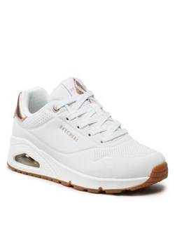 Sneakersy Skechers - Uno 177094/WHT White ze sklepu eobuwie.pl w kategorii Buty sportowe damskie - zdjęcie 149320983