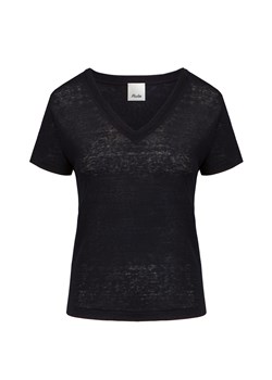 T-shirt lniany ALLUDE ze sklepu S'portofino w kategorii Bluzki damskie - zdjęcie 149343674