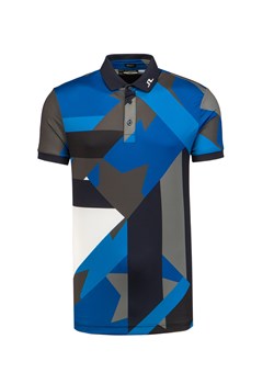 Koszulka polo J.LINDEBERG KV PRINT ze sklepu S'portofino w kategorii T-shirty męskie - zdjęcie 149348823
