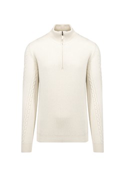 Golf wełniany LORENZONI ZIP MOCK NECK ze sklepu S'portofino w kategorii Swetry męskie - zdjęcie 149349072