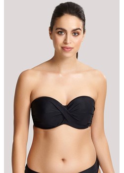 Anya Riva biustonosz bikini bandeau z twistem - czarny - Panache Swim ze sklepu Janette.pl w kategorii Stroje kąpielowe - zdjęcie 149444302