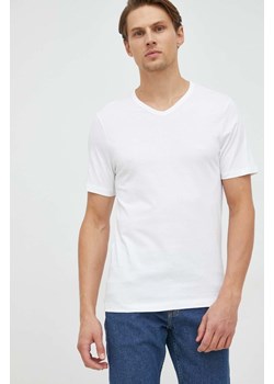 BOSS t-shirt bawełniany 3-pack kolor biały melanżowy ze sklepu ANSWEAR.com w kategorii T-shirty męskie - zdjęcie 149462620