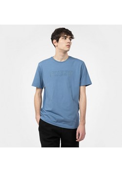 Męski t-shirt z nadrukiem GUESS ALGERNON SS - niebieski ze sklepu Sportstylestory.com w kategorii T-shirty męskie - zdjęcie 149470673