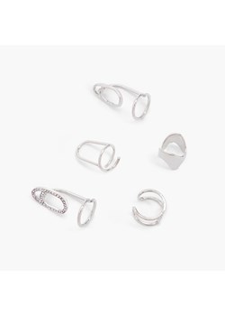 Cropp - 5 pack pierścionków na paznokcie - Srebrny ze sklepu Cropp w kategorii Pierścionki - zdjęcie 149479263