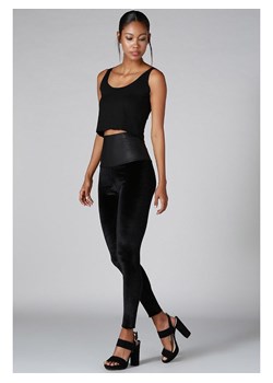 Quincey Legginsy high waist w kolorze czarnym ze sklepu Limango Polska w kategorii Spodnie damskie - zdjęcie 149480302