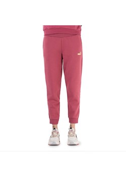 Spodnie Puma Essentials+ Metallic 84995945 - różowe ze sklepu streetstyle24.pl w kategorii Spodnie damskie - zdjęcie 149492893
