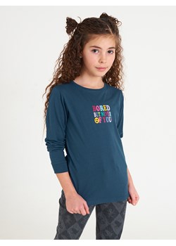 GATE Bawełniana koszulka z kolorowym napisem 8Y ze sklepu gateshop w kategorii Bluzki dziewczęce - zdjęcie 149497250