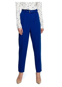 Spodnie w kolorze ciemnoniebieskim ze sklepu Limango Polska w kategorii Spodnie damskie - zdjęcie 149514743