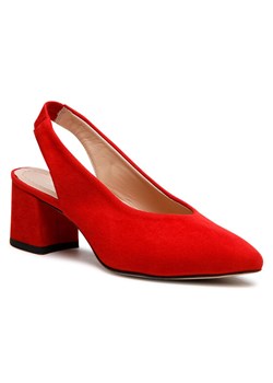 Badura Sandały B4011-69 Czerwony ze sklepu MODIVO w kategorii Czółenka - zdjęcie 149556304