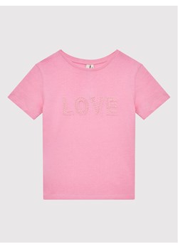 Pieces KIDS T-Shirt Asuna 17131226 Różowy Regular Fit ze sklepu MODIVO w kategorii Bluzki dziewczęce - zdjęcie 149577844