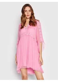 Nissa Sukienka codzienna RC13018 Różowy Regular Fit ze sklepu MODIVO w kategorii Sukienki - zdjęcie 149625910