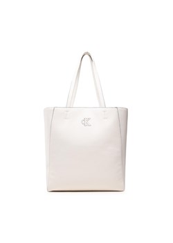 Calvin Klein Torebka Minimal Monogram Shopper32 K60K609292 Beżowy ze sklepu MODIVO w kategorii Torby Shopper bag - zdjęcie 149638544