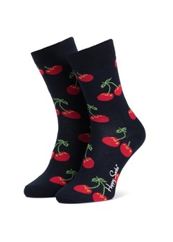Happy Socks Skarpety wysokie unisex CHE01-6000 Granatowy ze sklepu MODIVO w kategorii Skarpetki damskie - zdjęcie 149671204