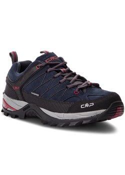 CMP Trekkingi Rigel Low Trekking Shoes Wp 3Q13247 Granatowy ze sklepu MODIVO w kategorii Buty trekkingowe męskie - zdjęcie 149732733