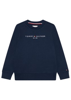 Tommy Hilfiger Bluza Essential Sweatshirt KS0KS00212 Granatowy Regular Fit ze sklepu MODIVO w kategorii Bluzy chłopięce - zdjęcie 149782251