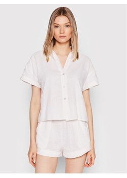 Malai Koszula Meridien C90002 Biały Regular Fit ze sklepu MODIVO w kategorii Odzież plażowa - zdjęcie 149888343