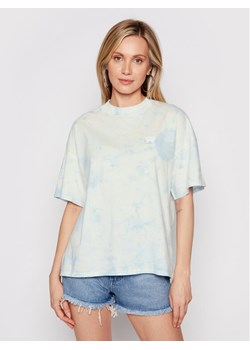 Wrangler T-Shirt Girlfriend W7Q9GHB27 Niebieski Relaxed Fit ze sklepu MODIVO w kategorii Bluzki damskie - zdjęcie 150001404