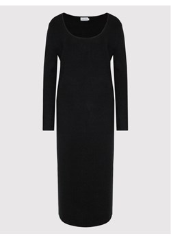 Calvin Klein Curve Sukienka dzianinowa Inclusive Essential K20K203710 Czarny Slim Fit ze sklepu MODIVO w kategorii Sukienki - zdjęcie 150084094