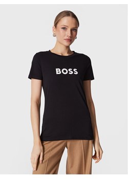 Boss T-Shirt C_Elogo_5 50468356 Czarny Regular Fit ze sklepu MODIVO w kategorii Bluzki damskie - zdjęcie 150086371