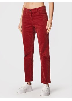 Olsen Spodnie materiałowe Lisa 14002006 Czerwony Straight Fit ze sklepu MODIVO w kategorii Spodnie damskie - zdjęcie 150112104