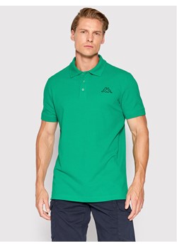 Kappa Polo 303173NC Zielony Regular Fit ze sklepu MODIVO w kategorii T-shirty męskie - zdjęcie 150168273