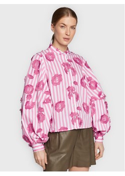 Custommade Koszula Bondie 999326254 Różowy Relaxed Fit ze sklepu MODIVO w kategorii Koszule damskie - zdjęcie 150268344