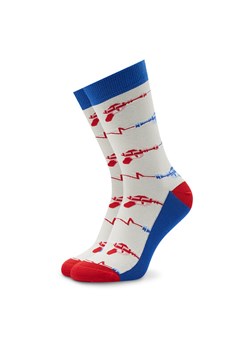 Stereo Socks Skarpety Wysokie Męskie Kung Foo Biały ze sklepu MODIVO w kategorii Skarpetki męskie - zdjęcie 150303364