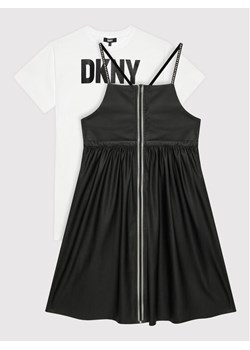 DKNY Komplet 2 sukienek D32845 S Czarny Regular Fit ze sklepu MODIVO w kategorii Sukienki dziewczęce - zdjęcie 150355901