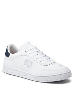 Tommy Jeans Sneakersy Tommy Jeans Cupsole EM0EM00873 Biały ze sklepu MODIVO w kategorii Buty sportowe męskie - zdjęcie 150357724