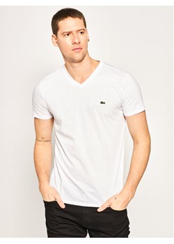Lacoste T-Shirt TH6710 Biały Regular Fit ze sklepu MODIVO w kategorii T-shirty męskie - zdjęcie 150475650