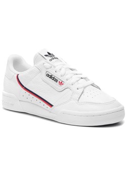 Białe trampki męskie Adidas sportowe  ze sklepu MODIVO w kategorii Trampki męskie - zdjęcie 150477090