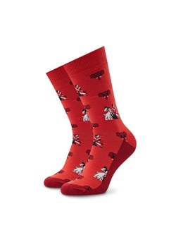 Stereo Socks Skarpety wysokie unisex Mammoth Czerwony ze sklepu MODIVO w kategorii Skarpetki damskie - zdjęcie 150481361