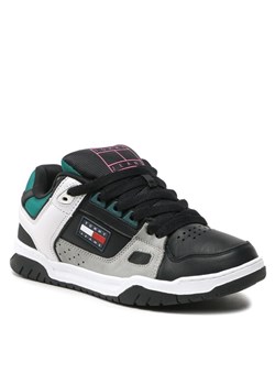 Tommy Jeans Sneakersy Skate Sneaker EM0EM01042 Czarny ze sklepu MODIVO w kategorii Buty sportowe męskie - zdjęcie 150488461