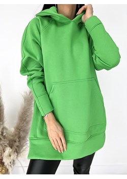 Zielona Bluza Oversize ze sklepu ModnaKiecka.pl w kategorii Bluzy damskie - zdjęcie 150592801