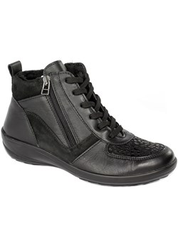 Trzewiki Comfortabel 990226-01 Schwarz Black Skóra ze sklepu EuroButy.com.pl w kategorii Botki - zdjęcie 150628134