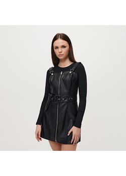 Czarna sukienka mini z imitacji skóry - Czarny ze sklepu House w kategorii Sukienki - zdjęcie 150637704