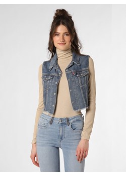 Levi's - Damska kamizelka jeansowa, niebieski ze sklepu vangraaf w kategorii Kamizelki damskie - zdjęcie 150650722
