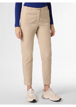 Tommy Hilfiger Spodnie Kobiety Bawełna beżowy jednolity ze sklepu vangraaf w kategorii Spodnie damskie - zdjęcie 150650734