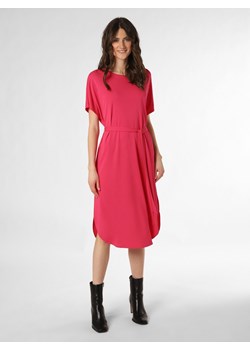 Oui Sukienka damska Kobiety wiskoza wyrazisty róż jednolity ze sklepu vangraaf w kategorii Sukienki - zdjęcie 150650743