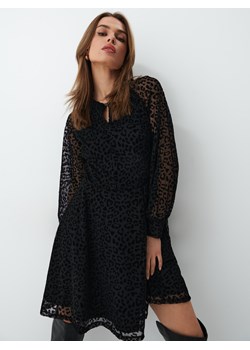 Mohito - Wzorzysta sukienka mini - Czarny ze sklepu Mohito w kategorii Sukienki - zdjęcie 150660263